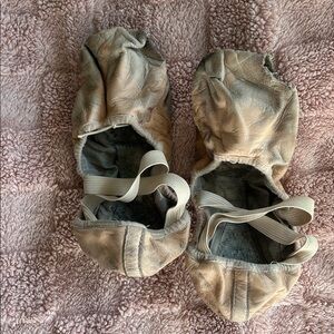 Smelly Leather Used and Well Worn Ballerina Flat Shoes